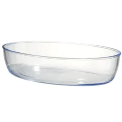 Plat à four ovale 1,5L en verre 26x18xH6cm