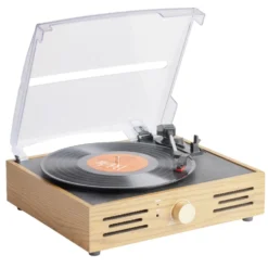 Platine vinyle vintage enceinte bluetooth 2en1
