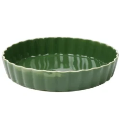 Plat à tarte céramique couleur unie Ø26,5cm (3 modèles)