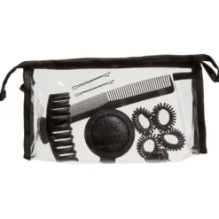 Pochette avec accessoires cheveux femme