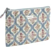 Pochette cosmétique Indie plate polycoton matelassée 23x16cm (2 modèles)