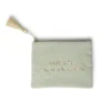 Pochette cosmétique inscription message positif 13x17cm - 3 modèles