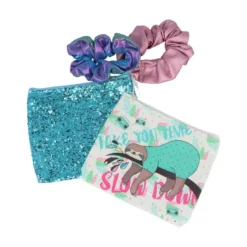 Pochette à cosmétique x2 + Élastique assorti x2