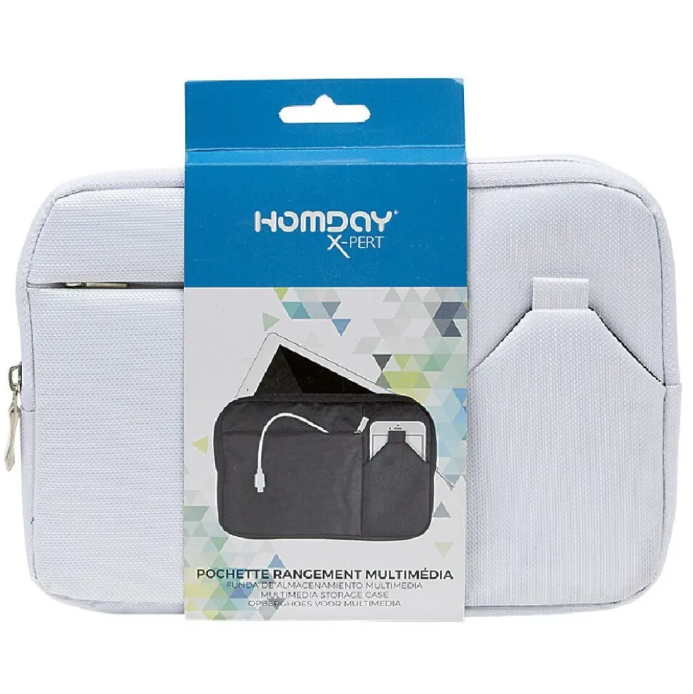 Pochette de rangement organisateur appareils multimédia