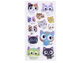 Pochette de stickers animaux (4 modèles)