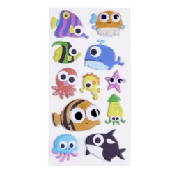 Pochette de stickers animaux (4 modèles)