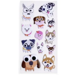 Pochette de stickers animaux (4 modèles)