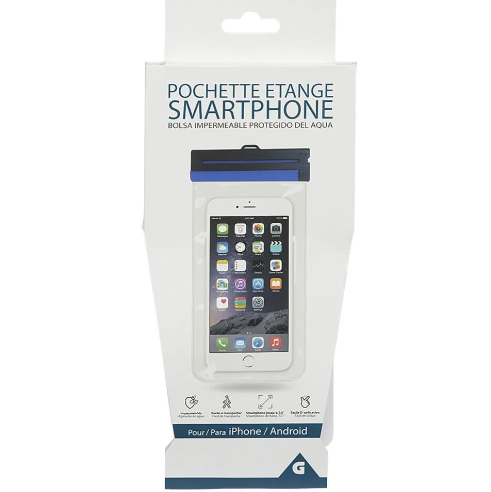 Pochette imperméable pour téléphone transparent