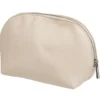Pochette à maquillage polyester beige nude
