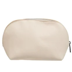 Pochette à maquillage polyester beige nude