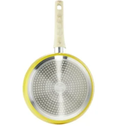 Poêle alu revêtement antiadhésif tous feux dont induction Ø24cm jaune