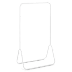 Portant vêtement simple blanc 80x47xH148cm