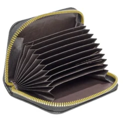 Porte-cartes 11 compartiments 8x11cm - 2 modèles noir ou gris