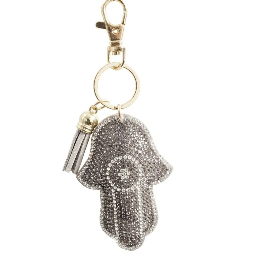 Porte-clé arabesque main de Fatma 5x13cm