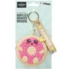 Porte-clé avec dragonne et mini porte-monnaie kawaii silicone L10cm (3 modèles)