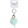 Porte clé cornet de glace et boule pompon - 3 coloris