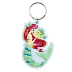 Porte clé Disney Ariel La Petite Sirène caoutchouc vert