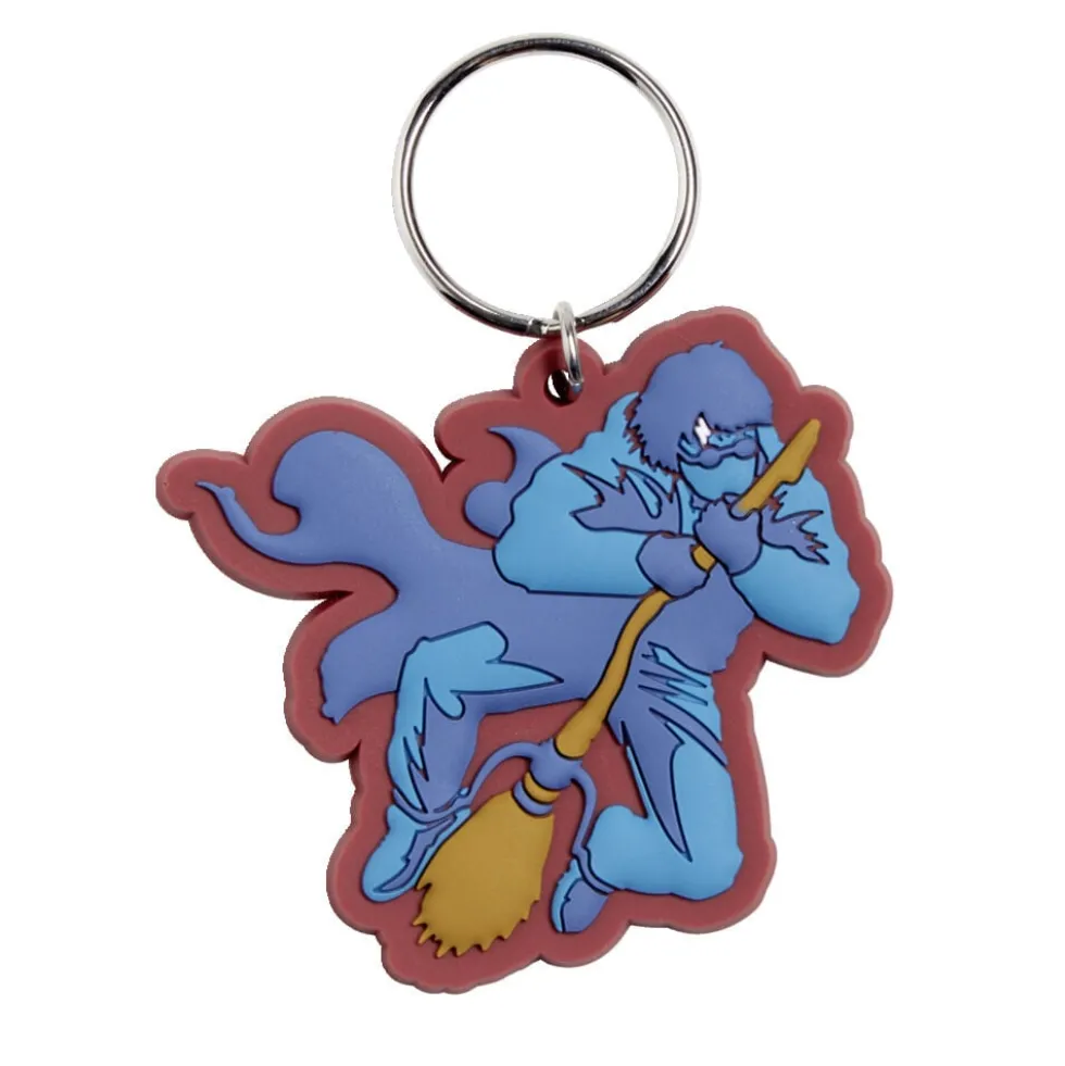Porte clé Harry Potter caoutchouc bleu