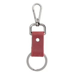 Porte clé lanière simili avec mousqueton