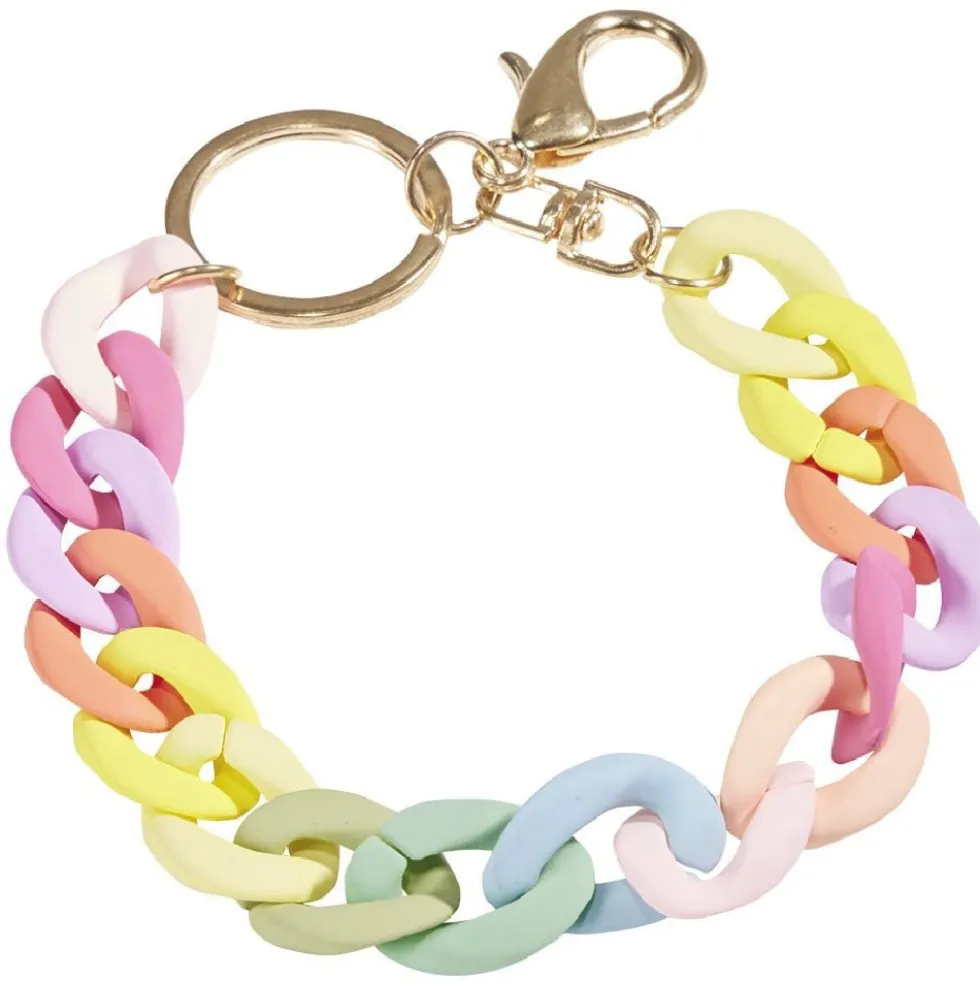 Porte clé à maillon plastique L10cm