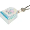 Porte-clé mini sac plastique holographique - 3 modèles