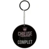 Porte clé miroir avec inscription message