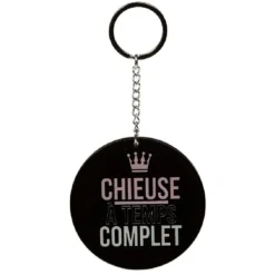 Porte clé miroir avec inscription message