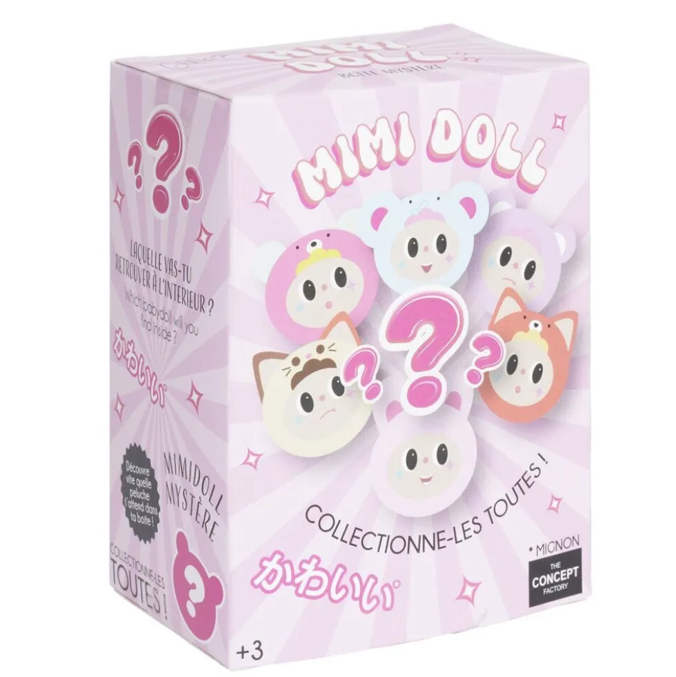 Porte-clé peluche mimi doll surprise à collectionner Ø10cm (plusieurs modèles)