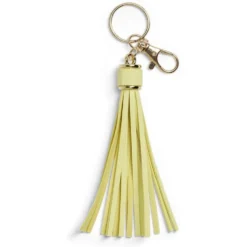 Porte clé pompon plastique coloré - 3 coloris