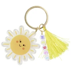 Porte-clé remerciement Merci pour cette année acrylique L10cm (3 modèles)