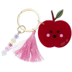 Porte-clé remerciement Merci pour cette année acrylique L10cm (3 modèles)