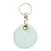 Porte clé rond simili - 3 coloris