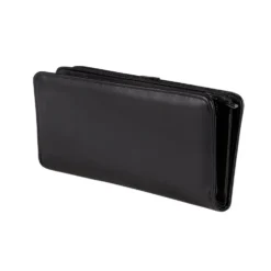 Porte feuille rectangulaire femme pu simili noir