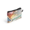 Porte monnaie polyester à imprimés - 3 modèles