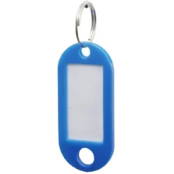 Porte-étiquette porte-clé plastique x10