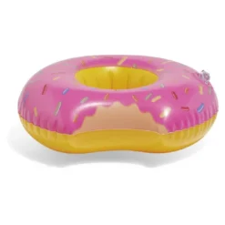 Porte verre gonflable donut
