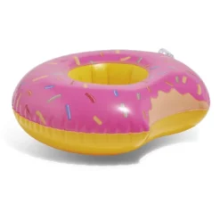 Porte verre gonflable donut