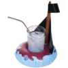 Porte verre gonflable pirate