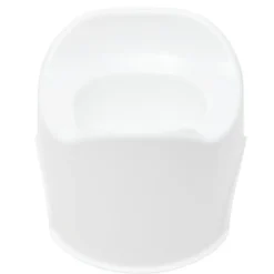 Pot bébé toilette apprentissage plastique blanc 29x17,7x24,6cm
