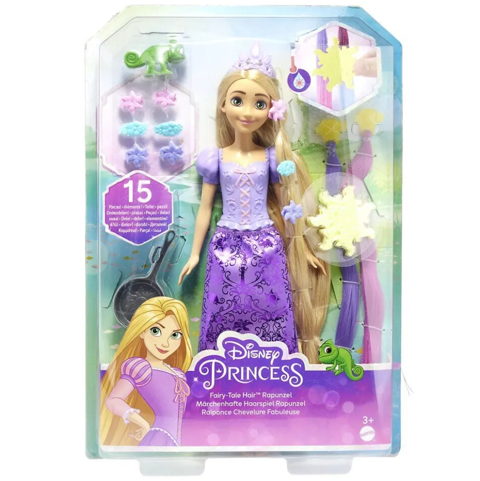 Poupée Princesse Disney Raiponce avec accessoires H28cm