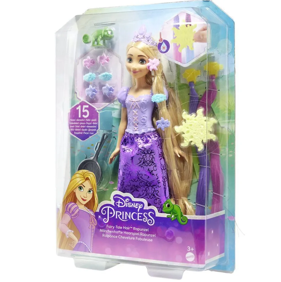 Poupée Princesse Disney Raiponce avec accessoires H28cm