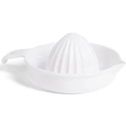 Presse agrume en plastique blanc L18,5cm