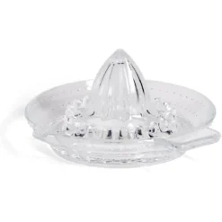 Presse citron en verre Ø13xH6,5cm