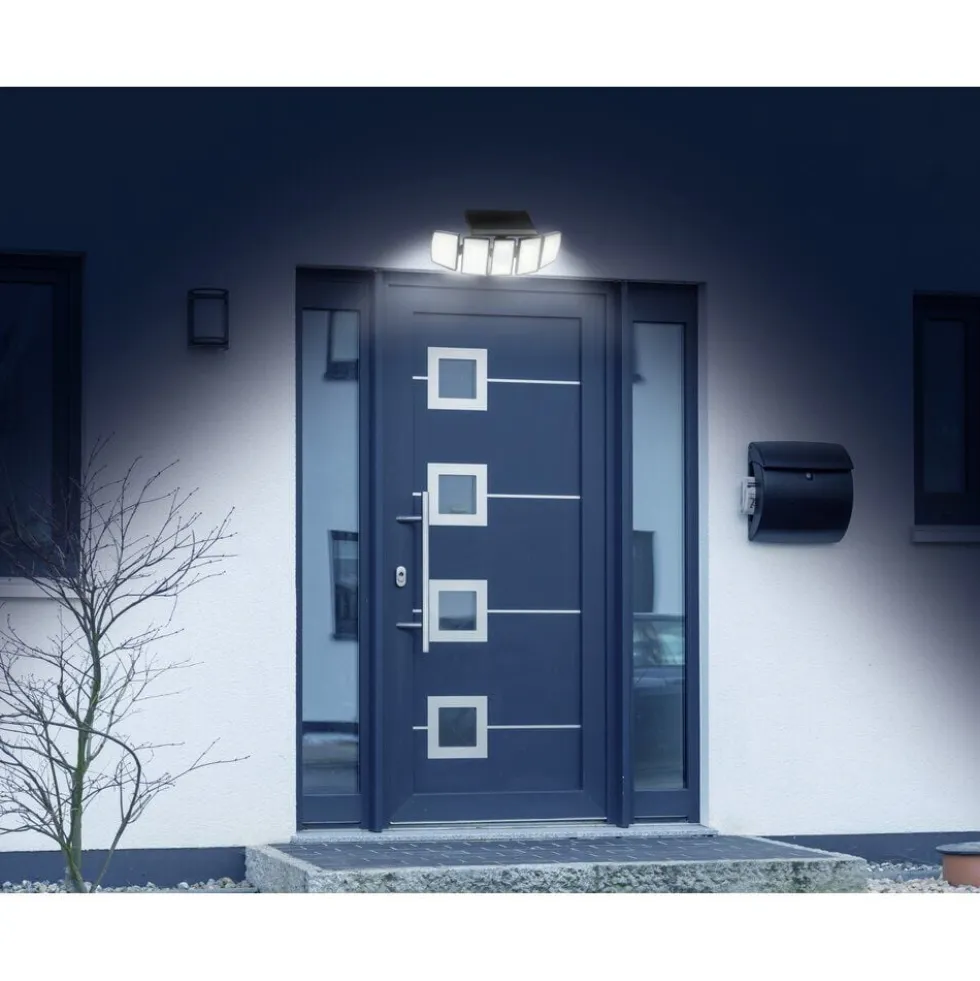 Projecteur LED mural solaire autonomie 10H