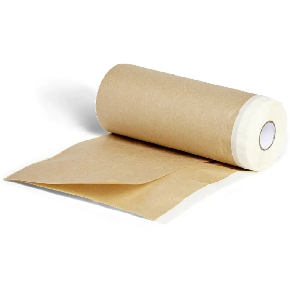Protection papier pour peinture avec ruban de masquage