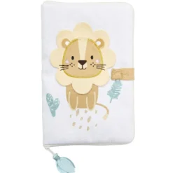 Protège carnet de santé motif lion 26x17.5 cm