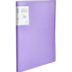 Protège document A4 couverture violet transparent 60 vues