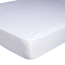 Protège-matelas anti-punaises jersey 160x200x25cm polyester blanc