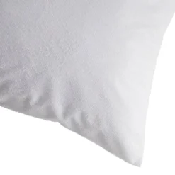 Protège oreiller éponge imperméable anti-tâches blanc 50x70cm