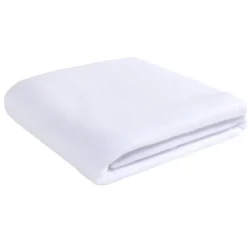 Protège oreiller rectangulaire blanc 53x73cm